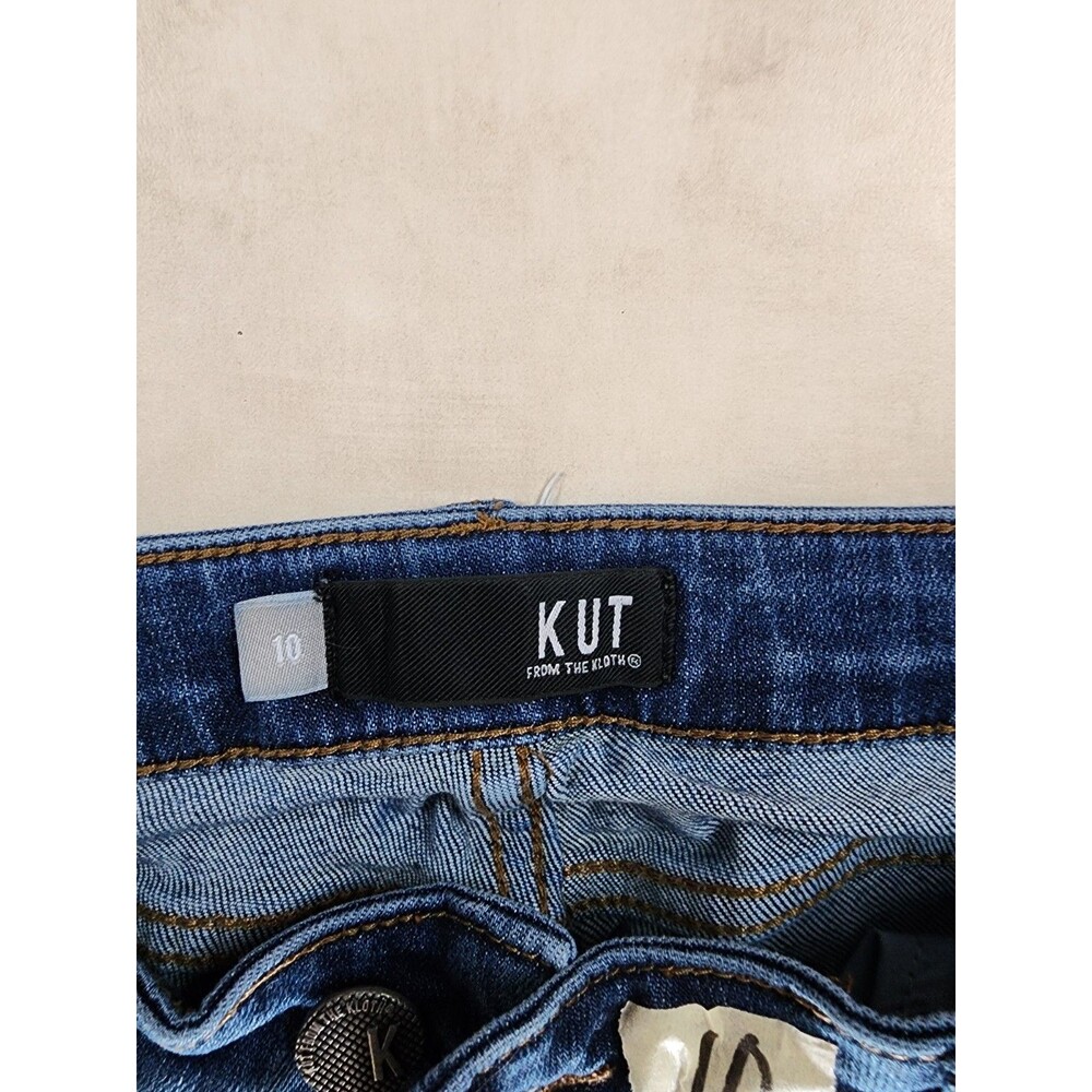 Kut from the Kloth Jeans Catherine Boyfriend Size 10 Blue Medium Wash KP142MA6